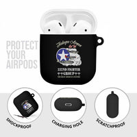 Tuskegee Airmen WWII Heroes AirPods Case The Great American Aviators Black Art - Wonder Print Shop