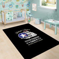 Tuskegee Airmen WWII Heroes Area Rug The Great American Aviators Black Art - Wonder Print Shop