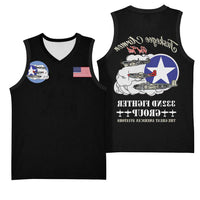 Tuskegee Airmen WWII Heroes Basketball Jersey The Great American Aviators Black Art - Wonder Print Shop
