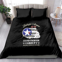 Tuskegee Airmen WWII Heroes Bedding Set The Great American Aviators Black Art - Wonder Print Shop