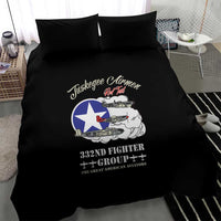 Tuskegee Airmen WWII Heroes Bedding Set The Great American Aviators Black Art - Wonder Print Shop