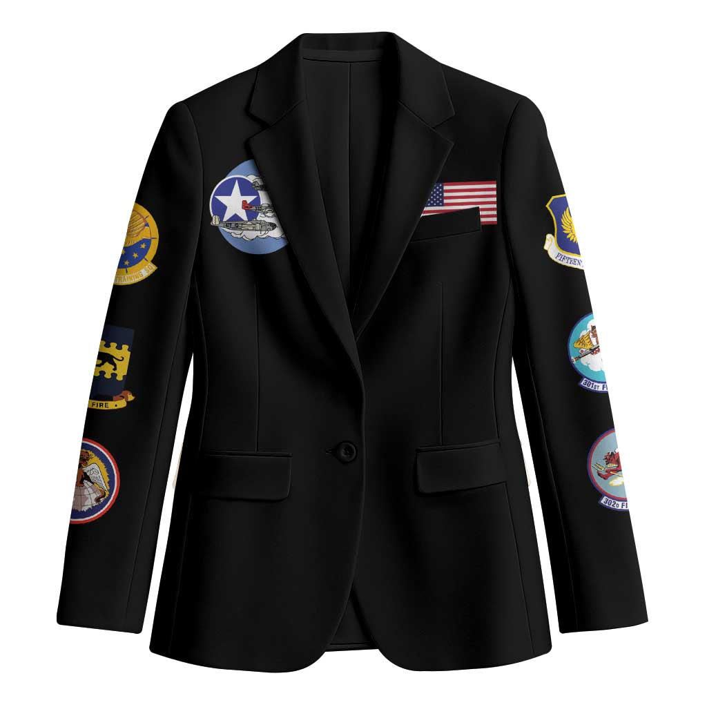 Tuskegee Airmen WWII Heroes Blazer The Great American Aviators Black Art - Wonder Print Shop