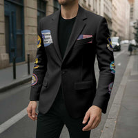 Tuskegee Airmen WWII Heroes Blazer The Great American Aviators Black Art - Wonder Print Shop