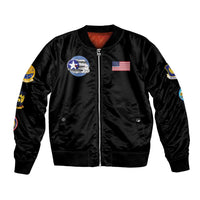Tuskegee Airmen WWII Heroes Bomber Jacket The Great American Aviators Black Art - Wonder Print Shop