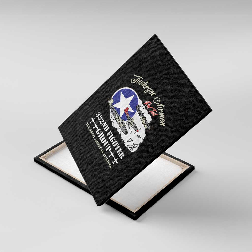 Tuskegee Airmen WWII Heroes Canvas Wall Art The Great American Aviators Black Art - Wonder Print Shop