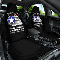 Tuskegee Airmen WWII Heroes Car Seat Cover The Great American Aviators Black Art - Wonder Print Shop