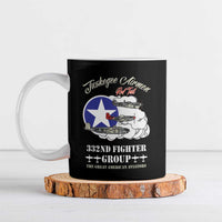 Tuskegee Airmen WWII Heroes Ceramic Mug The Great American Aviators Black Art - Wonder Print Shop