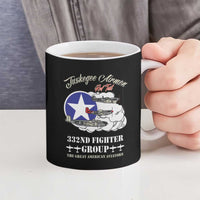 Tuskegee Airmen WWII Heroes Ceramic Mug The Great American Aviators Black Art - Wonder Print Shop