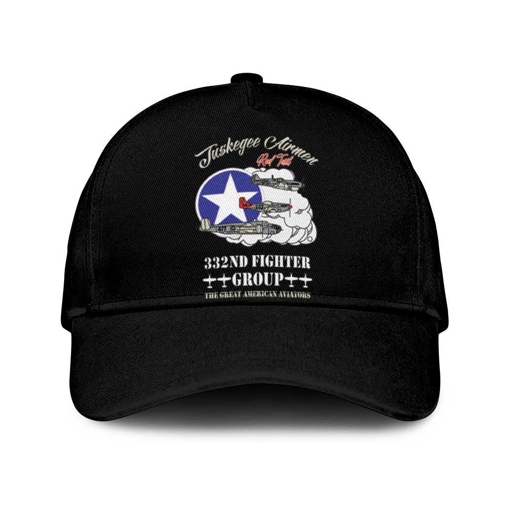 Tuskegee Airmen WWII Heroes Classic Cap The Great American Aviators Black Art - Wonder Print Shop