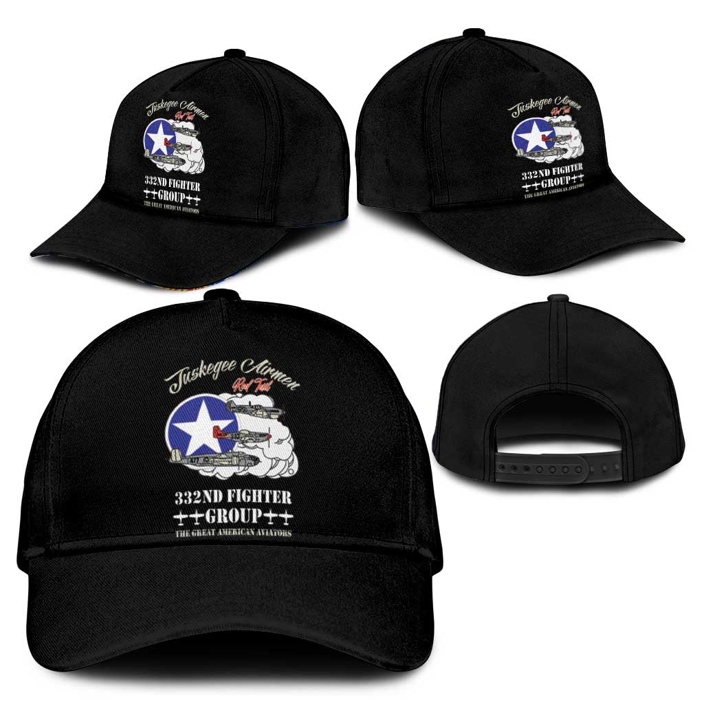 Tuskegee Airmen WWII Heroes Classic Cap The Great American Aviators Black Art - Wonder Print Shop