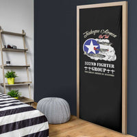Tuskegee Airmen WWII Heroes Door Cover The Great American Aviators Black Art - Wonder Print Shop