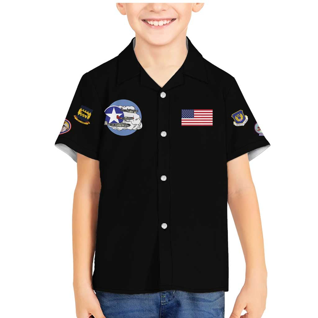 Tuskegee Airmen WWII Heroes Family Matching Mermaid Dress and Hawaiian Shirt The Great American Aviators Black Art - Wonder Print Shop