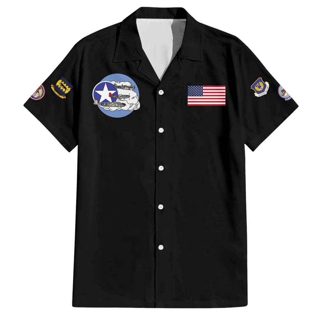 Tuskegee Airmen WWII Heroes Family Matching Short Sleeve Bodycon Dress and Hawaiian Shirt The Great American Aviators Black Art - Wonder Print Shop