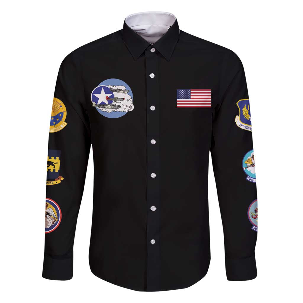 Tuskegee Airmen WWII Heroes Family Matching Short Sleeve Bodycon Dress and Hawaiian Shirt The Great American Aviators Black Art - Wonder Print Shop