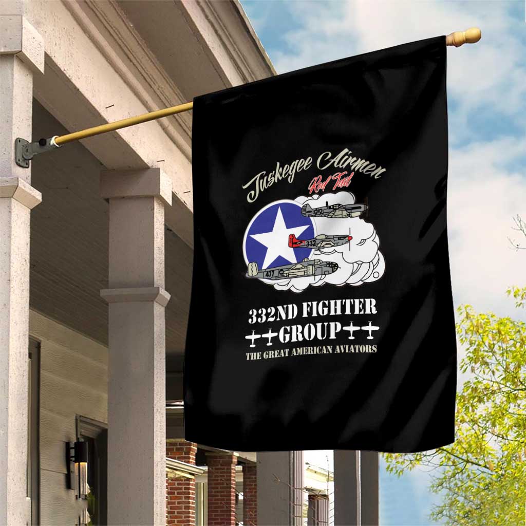 Tuskegee Airmen WWII Heroes Garden Flag The Great American Aviators Black Art - Wonder Print Shop