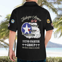 Tuskegee Airmen WWII Heroes Hawaiian Shirt The Great American Aviators Black Art - Wonder Print Shop