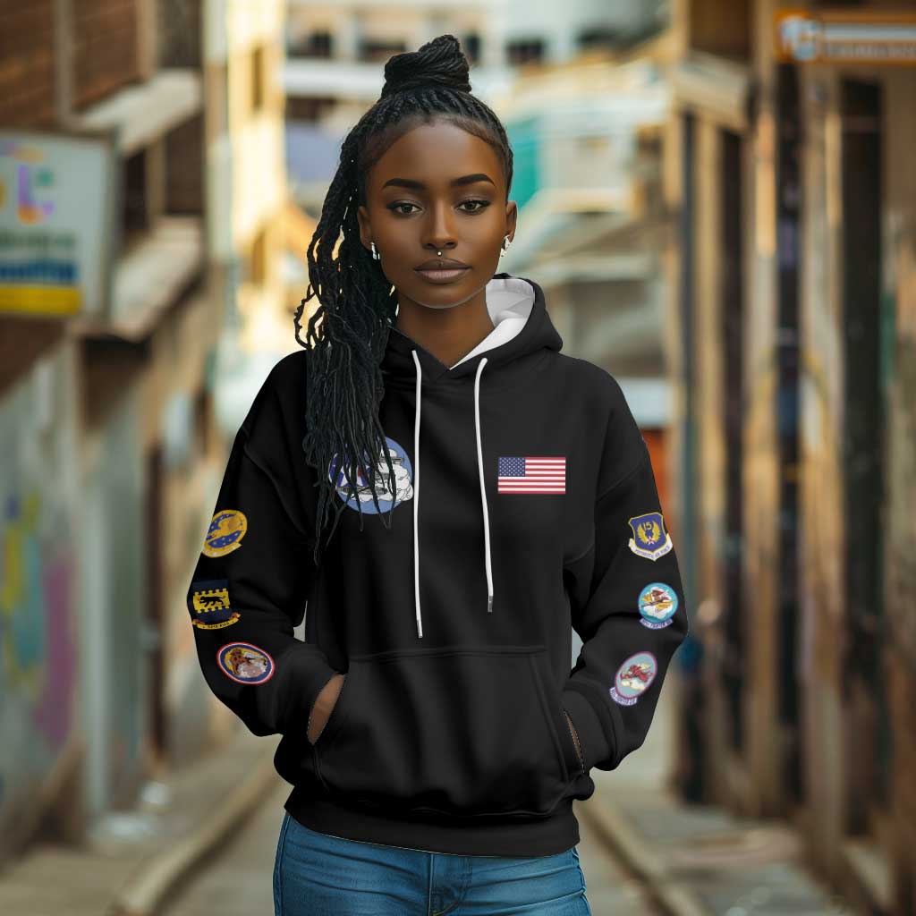 Tuskegee Airmen WWII Heroes Hoodie The Great American Aviators Black Art - Wonder Print Shop