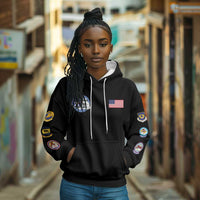 Tuskegee Airmen WWII Heroes Hoodie The Great American Aviators Black Art - Wonder Print Shop