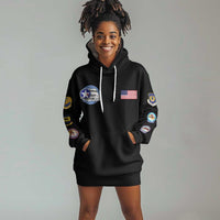Tuskegee Airmen WWII Heroes Hoodie Dress The Great American Aviators Black Art - Wonder Print Shop