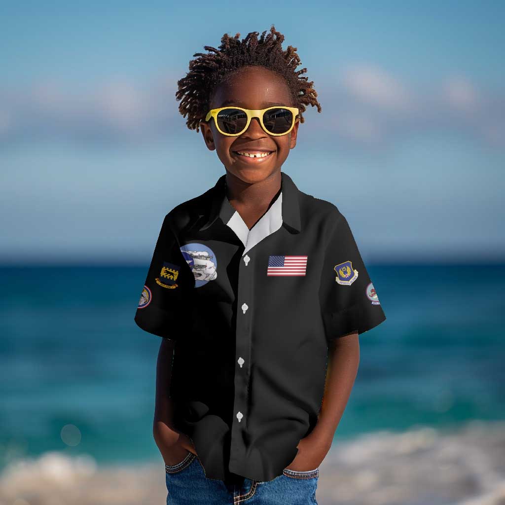 Tuskegee Airmen WWII Heroes Kid Hawaiian Shirt The Great American Aviators Black Art - Wonder Print Shop