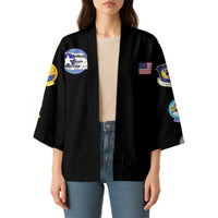 Tuskegee Airmen WWII Heroes Kimono The Great American Aviators Black Art - Wonder Print Shop