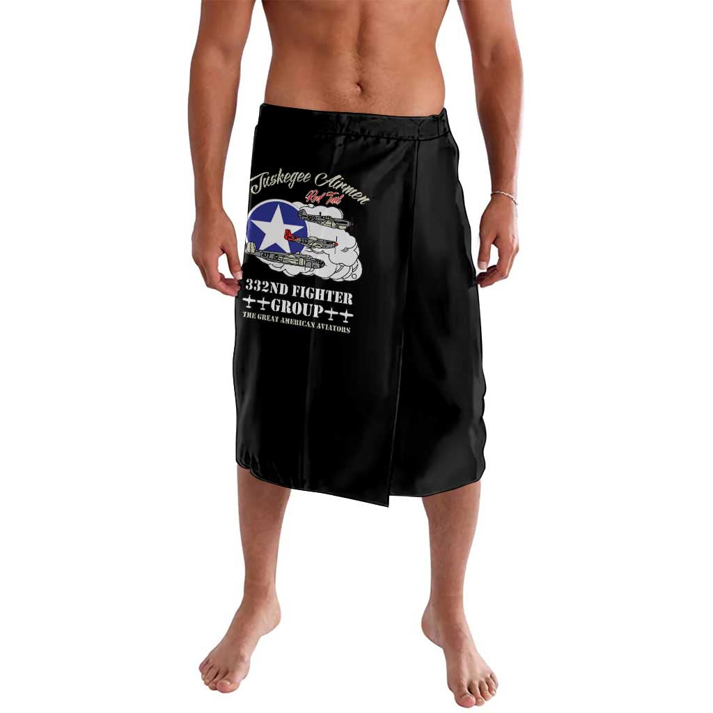 Tuskegee Airmen WWII Heroes Lavalava The Great American Aviators Black Art - Wonder Print Shop