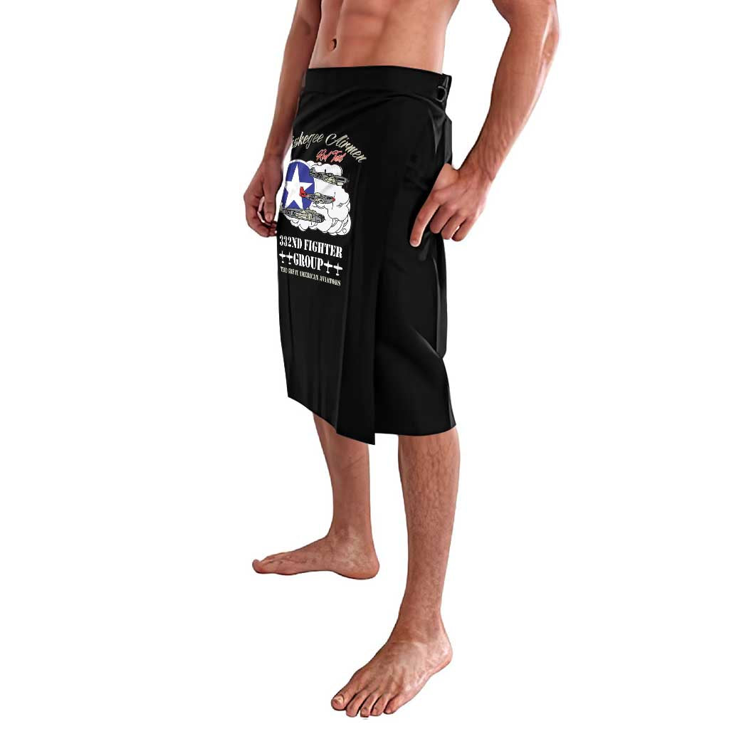 Tuskegee Airmen WWII Heroes Lavalava The Great American Aviators Black Art - Wonder Print Shop