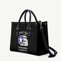 Tuskegee Airmen WWII Heroes Leather Bag The Great American Aviators Black Art - Wonder Print Shop