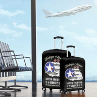 Tuskegee Airmen WWII Heroes Luggage Cover The Great American Aviators Black Art - Wonder Print Shop