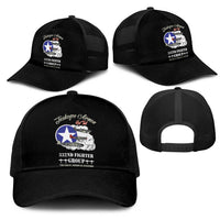 Tuskegee Airmen WWII Heroes Mesh Trucker Cap The Great American Aviators Black Art - Wonder Print Shop