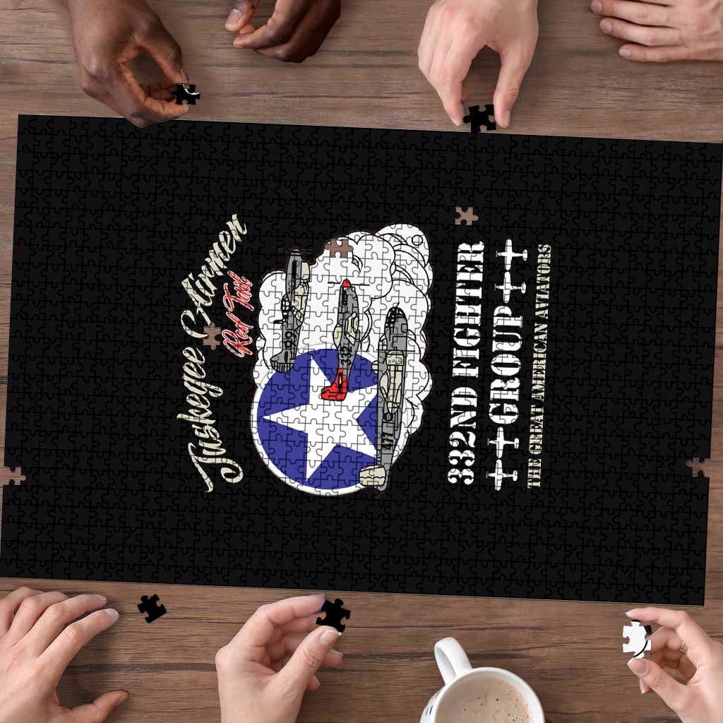 Tuskegee Airmen WWII Heroes Puzzle The Great American Aviators Black Art - Wonder Print Shop
