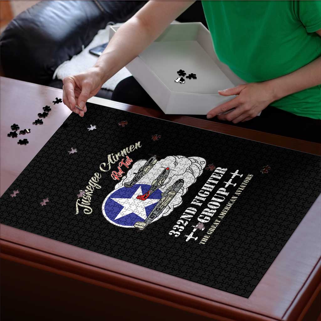 Tuskegee Airmen WWII Heroes Puzzle The Great American Aviators Black Art - Wonder Print Shop