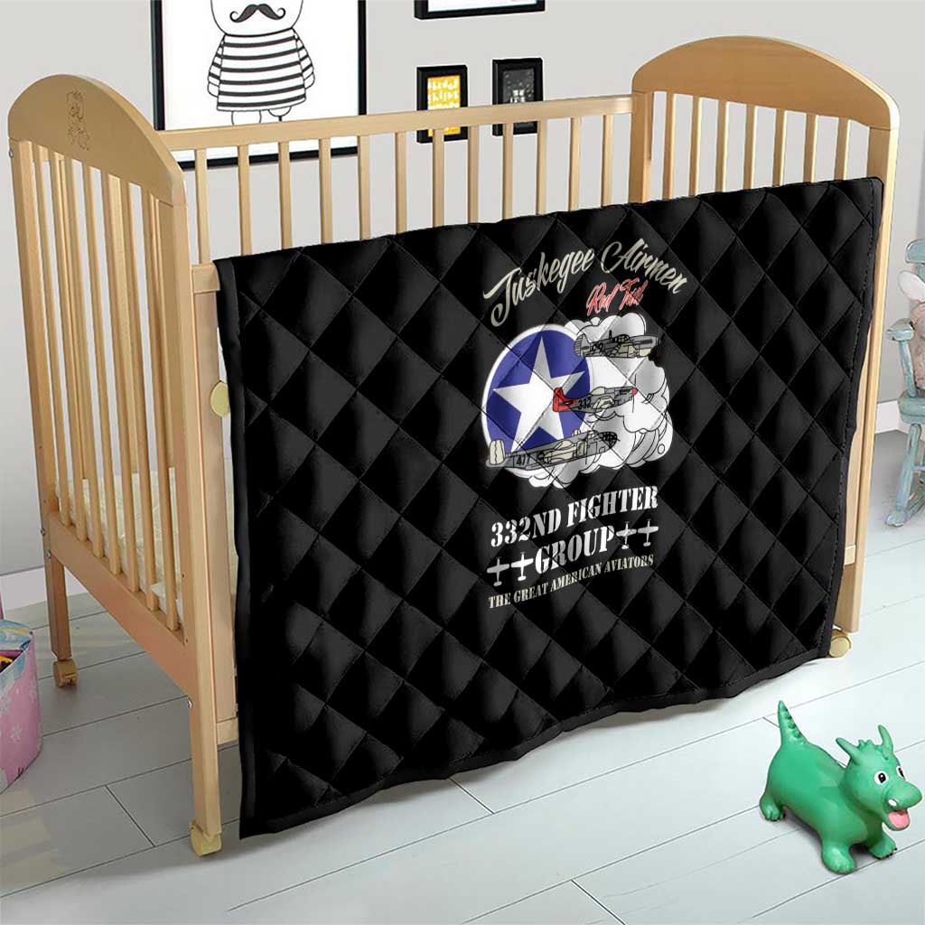 Tuskegee Airmen WWII Heroes Quilt The Great American Aviators Black Art - Wonder Print Shop