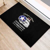 Tuskegee Airmen WWII Heroes Rubber Doormat The Great American Aviators Black Art - Wonder Print Shop