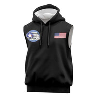 Tuskegee Airmen WWII Heroes Sleeveless Hoodie The Great American Aviators Black Art - Wonder Print Shop