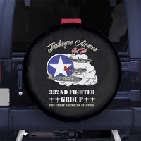 Tuskegee Airmen WWII Heroes Spare Tire Cover The Great American Aviators Black Art - Wonder Print Shop