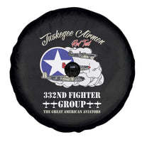Tuskegee Airmen WWII Heroes Spare Tire Cover The Great American Aviators Black Art - Wonder Print Shop