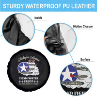 Tuskegee Airmen WWII Heroes Spare Tire Cover The Great American Aviators Black Art - Wonder Print Shop