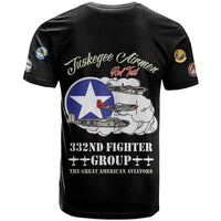 Tuskegee Airmen WWII Heroes T Shirt The Great American Aviators Black Art - Wonder Print Shop