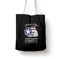 Tuskegee Airmen WWII Heroes Tote Bag The Great American Aviators Black Art - Wonder Print Shop