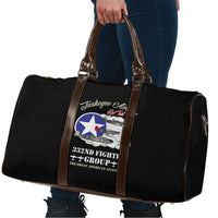 Tuskegee Airmen WWII Heroes Travel Bag The Great American Aviators Black Art - Wonder Print Shop