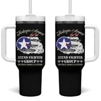 Tuskegee Airmen WWII Heroes Tumbler With Handle The Great American Aviators Black Art - Wonder Print Shop