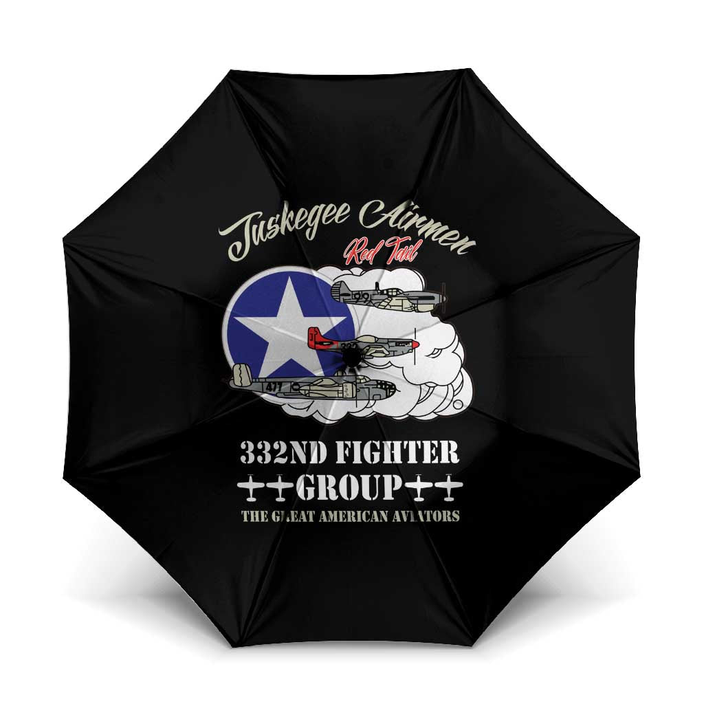 Tuskegee Airmen WWII Heroes Umbrella The Great American Aviators Black Art - Wonder Print Shop