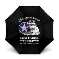 Tuskegee Airmen WWII Heroes Umbrella The Great American Aviators Black Art - Wonder Print Shop