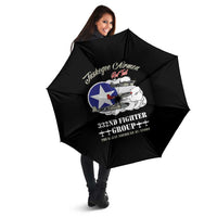 Tuskegee Airmen WWII Heroes Umbrella The Great American Aviators Black Art - Wonder Print Shop