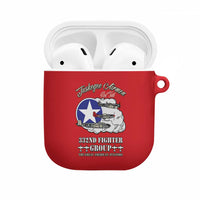 Tuskegee Airmen WWII Heroes AirPods Case The Great American Aviators Red Art - Wonder Print Shop