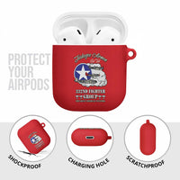 Tuskegee Airmen WWII Heroes AirPods Case The Great American Aviators Red Art - Wonder Print Shop