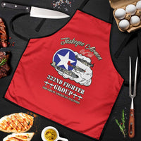Tuskegee Airmen WWII Heroes Apron The Great American Aviators Red Art - Wonder Print Shop