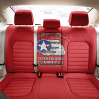 Tuskegee Airmen WWII Heroes Back Car Seat Cover The Great American Aviators Red Art - Wonder Print Shop