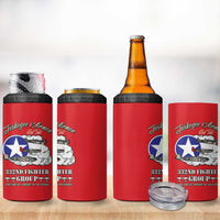 Tuskegee Airmen WWII Heroes 4 in 1 Can Cooler Tumbler The Great American Aviators Red Art - Wonder Print Shop